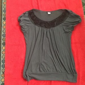 Cotton Lace Shirt Sleeve Shirt